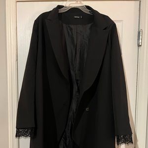 BooHoo Lace Hem Blazer/Dress - Size 20